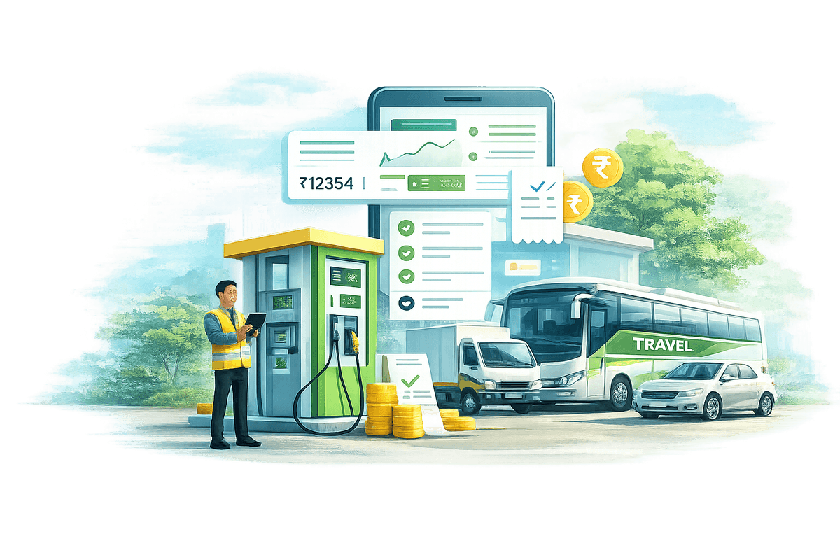 Fuel Credit Management Illustration